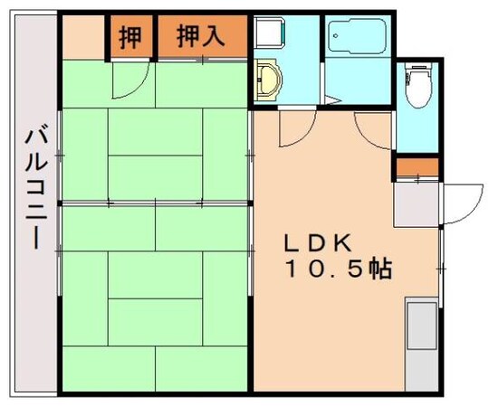 筑前庄内駅 徒歩29分 2階の物件間取画像